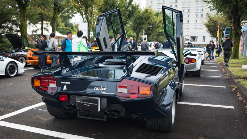 Illustration for article titled Japan's Lamborghini Day Is Delightfully Colorful